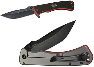 Outdoor Edge Divide Large Folding Knife 3.5" Drop Point 8Cr13MoV Stainless Steel Blade G-10 Handle 743404201573