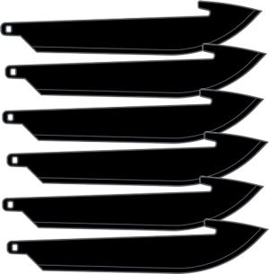 OUTDOOR EDGE RR35K-6C 3.5” DROP PNT BLADE PK