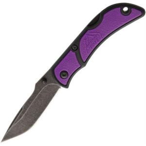 Outdoor Edge Knives CHP25 Chasm Small Purple Lockback Folding Pocket Knife