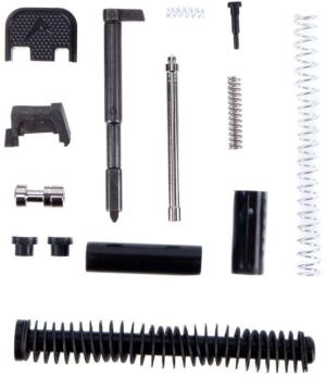 Rainier Arms Slide Parts Kit for Glock 19 Gen 3, Black, Small, RA-GLK-UPK-G3-19 744985350643