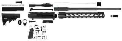 TacFire AR-10 .308 / 7.62x51 Unassembled Rifle Kit w/ Lower Parts Kit 20" RK308-LPK-20BN