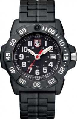Luminox Trident Watches, Black/White/Black, 45 mm, 3502