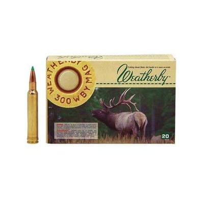 Weatherby Ammo 300Weatherby 165GR Balistic Tip 20rds N300165BST