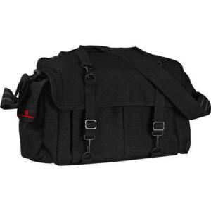 Tiffen Domke F-7 Double AF Canvas Shoulder Bag for Two SLR Camera Setups with Adjustable Closures (Black)