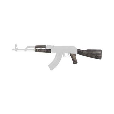 Tapco TIM06000 Timbersmith AK47 Wood Stock Set Black Laminate
