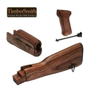 Tapco TIM06000 Timbersmith AK47 Wood Stock Set Brown Laminate