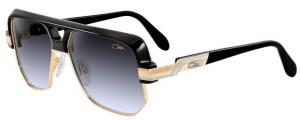 Cazal 672 Sunglasses, Unisex, Shiny Black Frame, 59-15-140 672/3-001