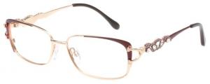 Diva Diva 5488 Eyeglasses, Womens, Wine-Gold, 54-16-138, DI5488123