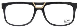 Cazal 6017 Eyeglass Frames, Black-Gold, 55-17-140, CZ6017001