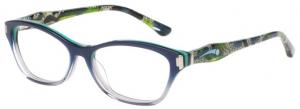 Diva Diva Trend 8109 Eyeglasses, Womens, Blue-Crystal-Aqua, 51-14-135, DI8109DV3