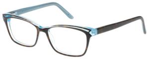 Exces Exces 3141 Eyeglasses, Womens, Tortoise-Crystal-Blue, 53-15-140, EX3141179