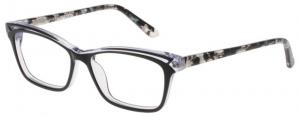 Exces Exces 3141 Eyeglasses, Womens, Black-Crystal, 53-15-140, EX3141301