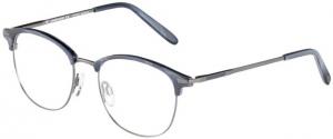 Jaguar Jaguar 33706 Eyeglasses, Mens, Blue Horn-Gunmetal, 52-18-140, JG337066808