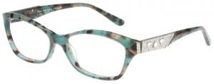 Diva Diva 5492 Eyeglasses, Womens, Auqa Mottled-Silver, 54-16-140, DI5492B44