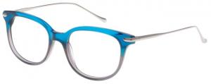 Exces Exces 3145 Eyeglasses, Womens, Blue-Grey, 54-17-145, EX3145758