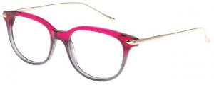 Exces Exces 3145 Eyeglasses, Womens, Cranberry-Grey, 54-17-145, EX3145760