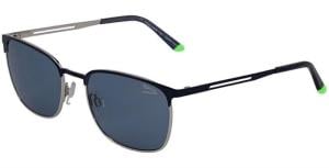 Jaguar 37257 Sunglasses, Crystal-Grey, Mirror Lenses, 56/16-140, 37257-4478