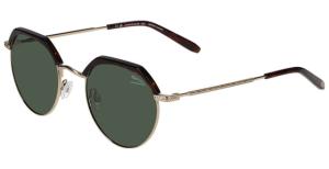 Jaguar 37464 Sunglasses, Gold-Brown Frame, Polarized Lens, 51-22-145, JG37464516000