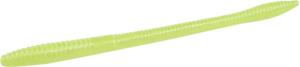 Zoom Trick Worm, 20 Pack, 6.5in, Chartreuse Pearl, 006046X