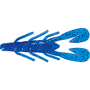Zoom Ultravibe Speed Craw - 3-1/2'' - Black/Red Glitter 51913-1001252