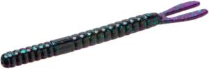 Zoom Fork Tail Soft Bait, 15 Pack,, Junebug, 087005X
