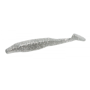 Zoom Swimmin' Super Fluke 5-1/4" Baits 5-Pack Crazy Chrome 751981175729