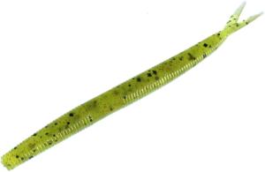 Zoom Fluke Stick Jr Bait, 10 Pack, 5in, Watermelon Red, 126054