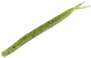 Zoom Fluke Stick Jr Bait, 10 Pack, 5in, Watermelon Red Magic, 126304