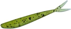 Zoom Tiny Fluke Baitfish Imitator, 20 Pack, 3in, Watermelon Gold Glitter, 081141X