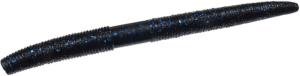Zoom Zlinky Trick Worm, 10 Pack, 5in, Black/Blue, 138072