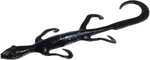 Zoom Mini Lizard, 15 Pack, 4in, Black/Blue, 005072X