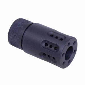 Guntec USA AR 9mm Mini Slip Over Barrel Shroud w/Multi Port Muzzle Brake, Black, 1326-MB-P-MINI-9