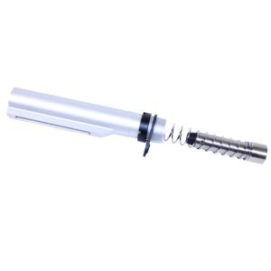 Guntec USA AR 9mm Cal MIL-SPEC Buffer Tube Set, Anodized Clear, MILTUBESET-9-CLEAR
