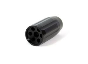 Kaw Valley Precision Linear Compensator, .458 SOCOM, 5/8X32 Threads per Inch, Black, Small, KVP-LINEAR-BLK-5/8X32 KVPLINEARBLK5/8X32