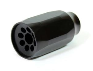 Kaw Valley Precision 2.25in Magnum Linear Compensator, 6.5mm/.30 Caliber, 5/8x24 Threads per Inch, Black, Small, KVP-MAG-2251 KVPMAG2251