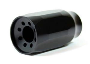 Kaw Valley Precision 2.25in Magnum Linear Compensator, .45 ACP, .40 Caliber, 10mm Caliber, 5/8x24 Threads per Inch, Black, Small, KVP-MAG-2254 752830819788
