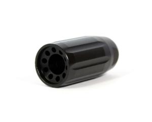 Kaw Valley Precision Linear Compensator, 9mm Caliber, M14x1 LH Threads per Inch, Black, Small, BLK-LINEAR-M14X1-LH BLKLINEARM14X1LH
