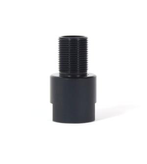 Kaw Valley Precision Thread Adapter, 13.5x1 to 5/8x24, Left Hand, Black, Small, KVP-ADPT-1314 KVPADPT1314