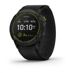 Garmin Enduro Watches, Black DLC Body with Nylon Band, 010-02408-01 753759251956