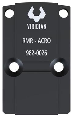 Viridian Weapon Technologies RFX 45 RMR Mounting Adapter, Black, 982-0026 754003936438