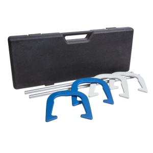 Triumph Forged Horseshoe Set, Blue / White, 35-7095-2