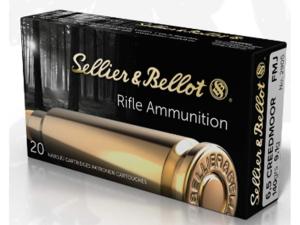Sellier & Bellot Ammunition 6.5 Creedmoor 140 Grain Full Metal Jacket Box of 20 - 141609 SB65A