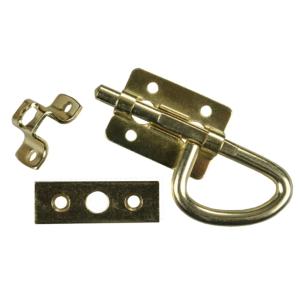 JR Products Universal Bolt Latch Brass, 20645