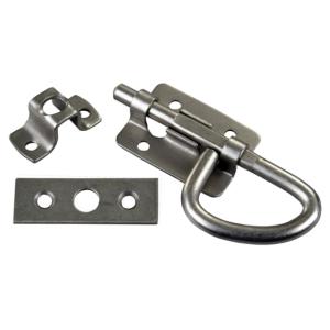 JR Products Universal Bolt Latch Nickel, 20655 756815206556