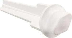 JR Products Lavatory Sink Stopper, White, 95335