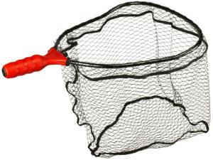 EGO S2 Medium 17in Rubber Net Head, Black/Red, Medium, 72061A