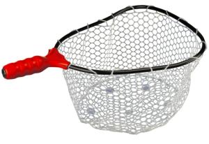 EGO S2 Medium 17in Clear Rubber Net Head, Black/Red, Medium, 72067A
