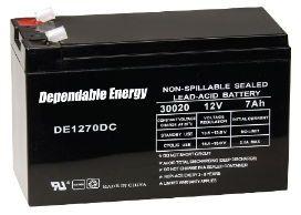 American Hunter De1270Dc, 12V 7 Amp Hr Rechargeable Battery, Bulk DE-30020 758365300203