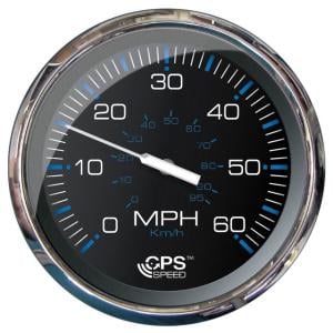 Faria Beede Instruments Speedometer 60 MPH GPS Studded Chesapeake Black w/Stainless Steel 5, 33761 759266337619