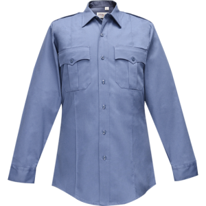 Flying Cross Duro Poplin Long Sleeve Shirt W/ Sewn-In Creases 35W54 35 18.0 36/37 35W54 35 18.0 36/37